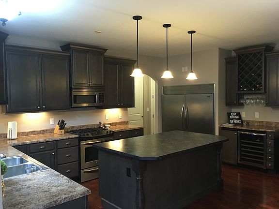 Kitchen view from Patio Door