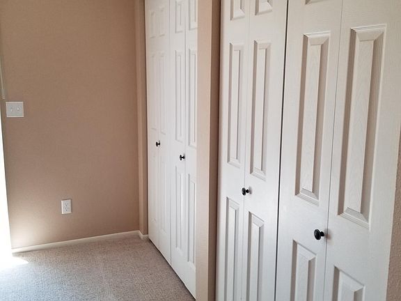 Master bedroom closets