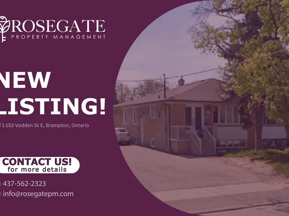 153 Vodden St E #1, Brampton, ON L6V 1M6