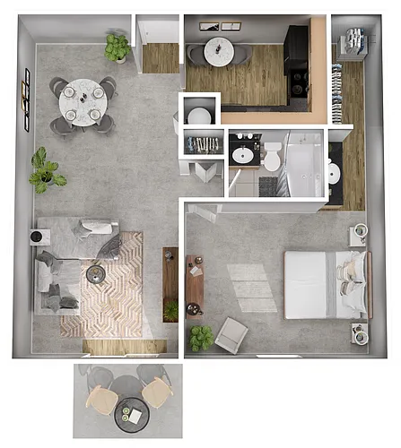 Floor plan Sawyer
