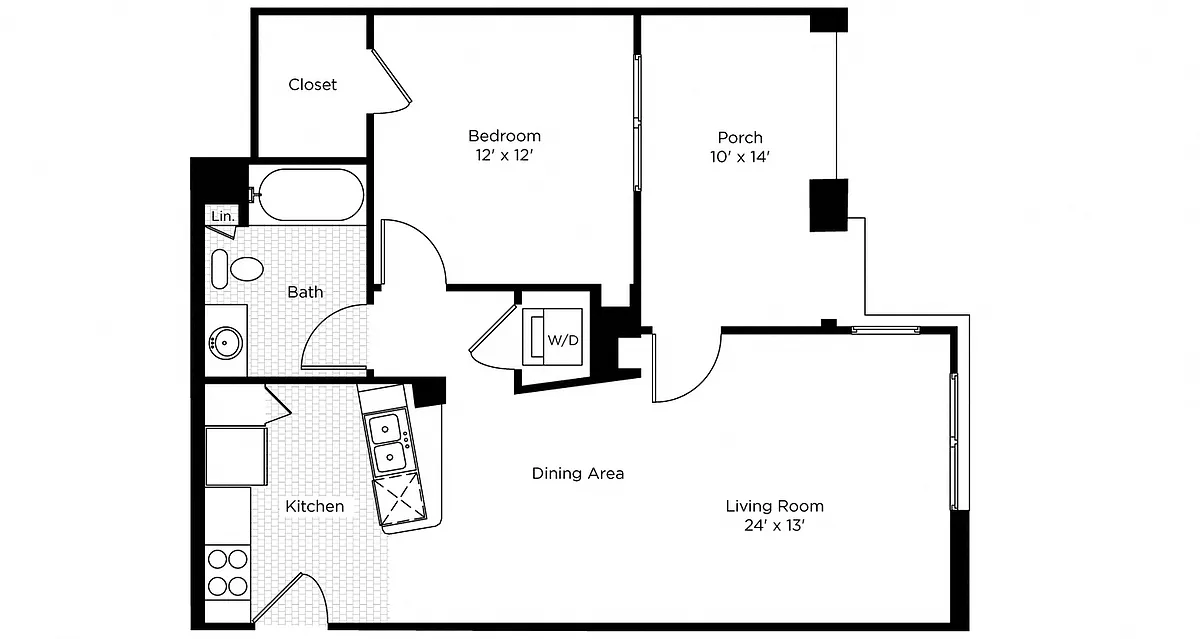 Floor plan Botanica - 1CN
