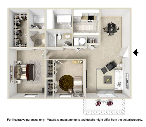 Floor plan 2 Bedroom
