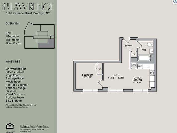 2nd image of 150 Lawrence St #2111