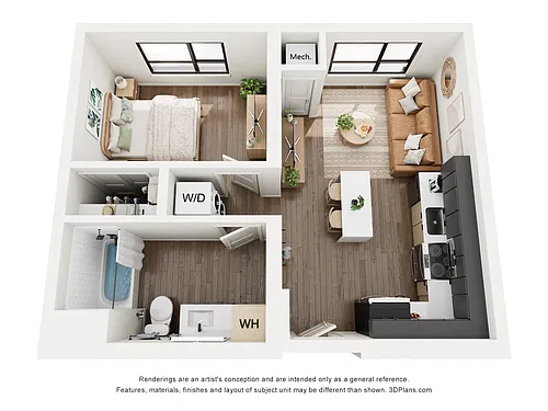 Floor plan 1B2