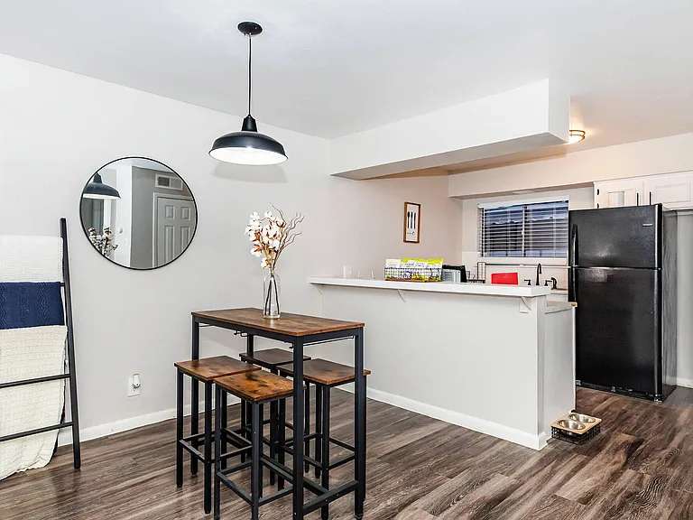 Kitchen and Dining room view