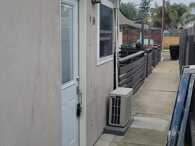 Showing the passageway from your apartment to the private parking area
approx distance 250 feet