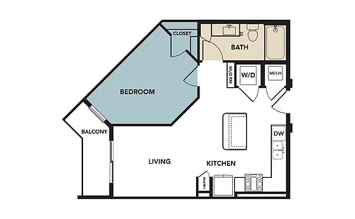 Floor plan AFF-A2A