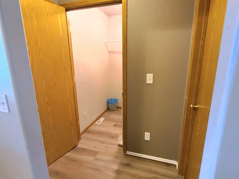 Hall to laundry