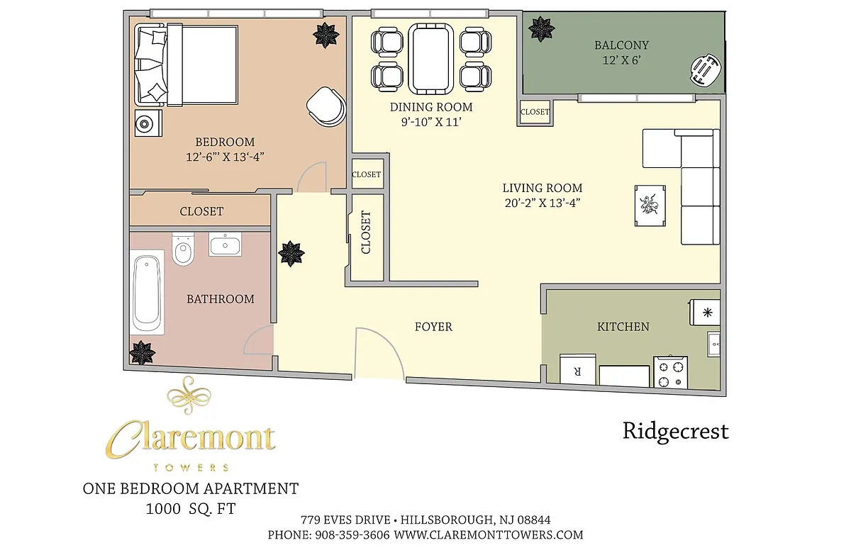 Floor plan The Ridgecrest