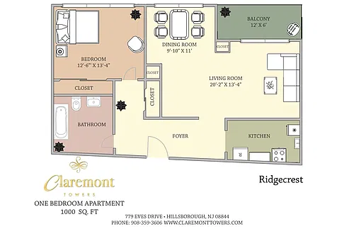Floor plan The Ridgecrest
