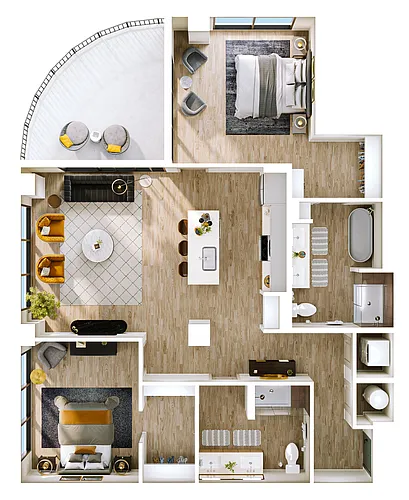 Floor plan B10 - Penthouse