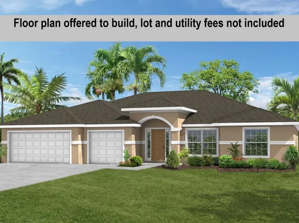 Augusta Plan ON YOUR LOT Plan, Palm Coast BUILD ON YOUR LOT