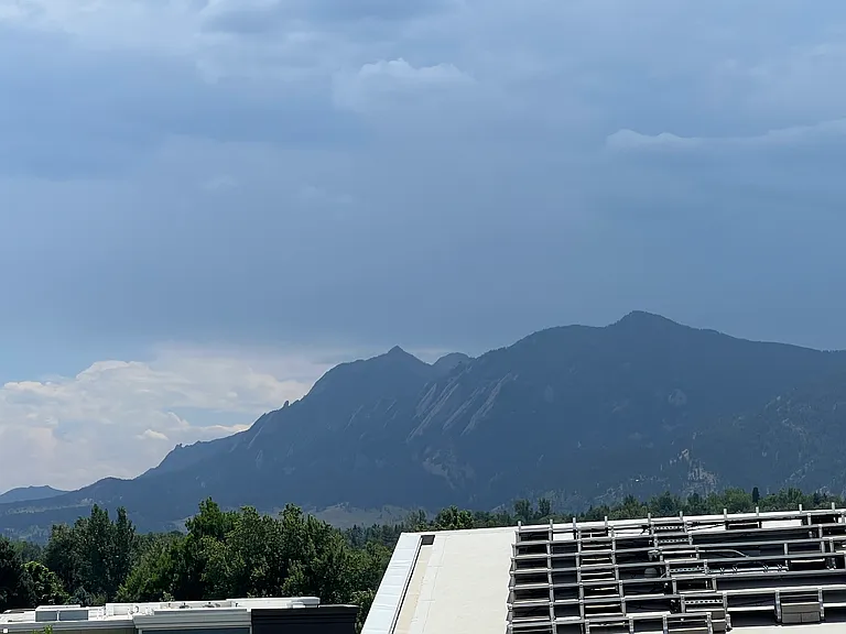 Cloudy day view