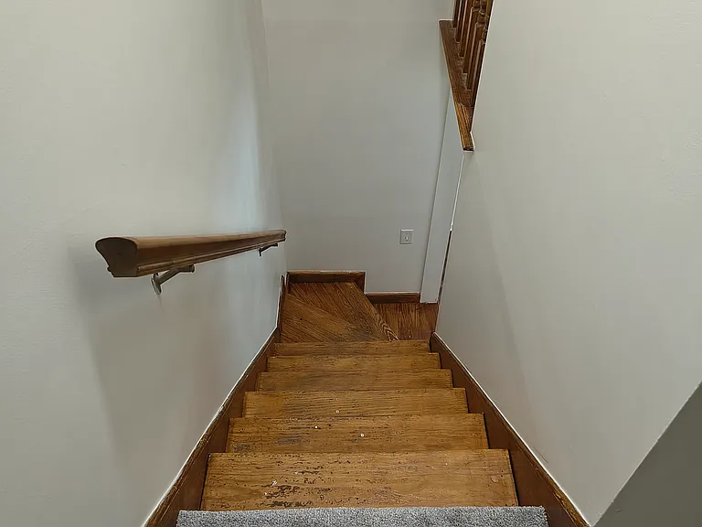 Hallway near back door entrance