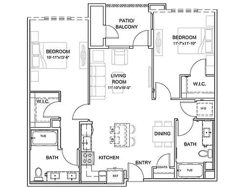 Floor plan B2