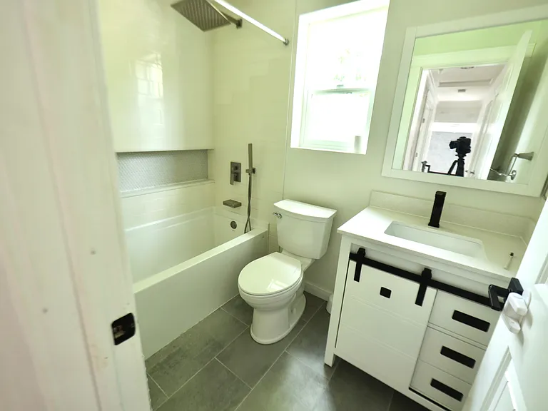 Hallway bathroom