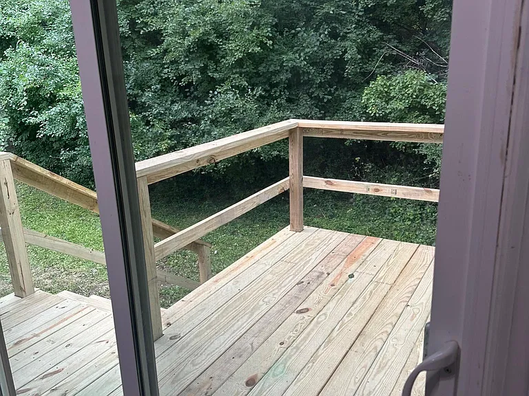 New rear deck