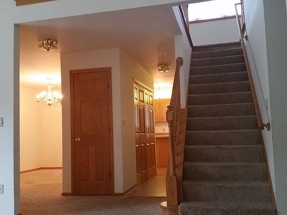 Dining Room to the left, stairs to loft