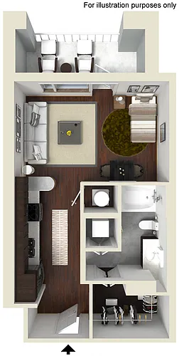 Floor plan A01