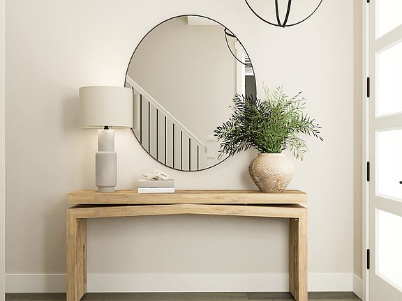 A spacious entryway welcomes you home.