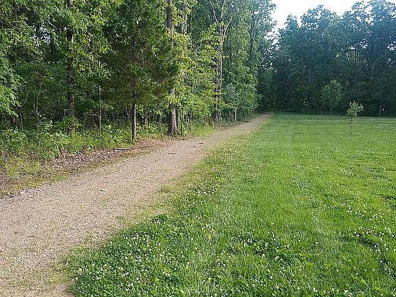 Cart trail leading to golf course