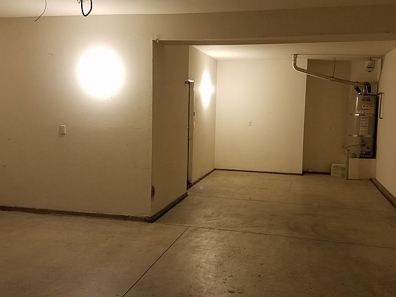 Tandem garage front view