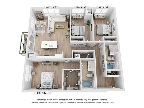 Floor plan C3