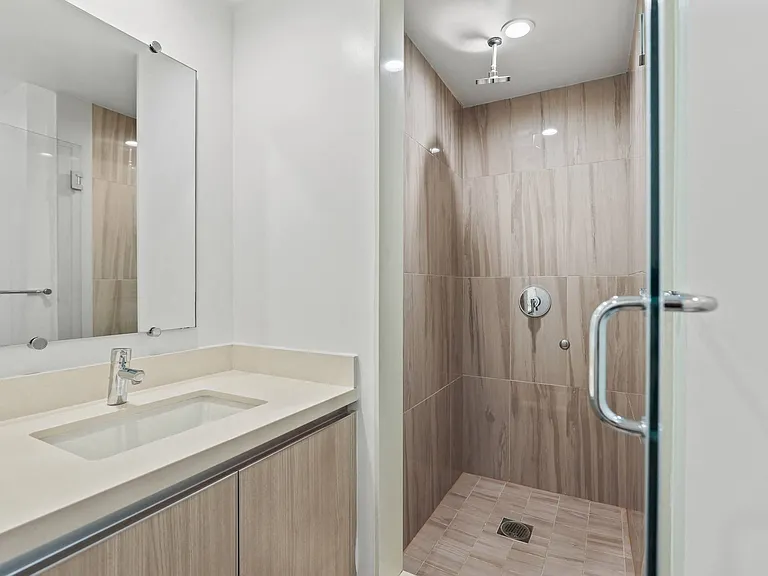 Bathroom with Stand-In Shower and Glass Door