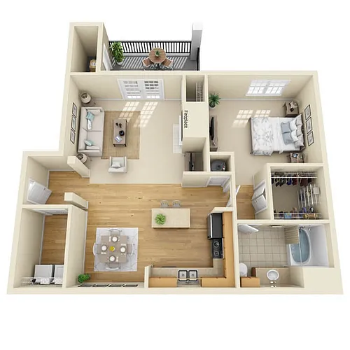 Floor plan The Reef