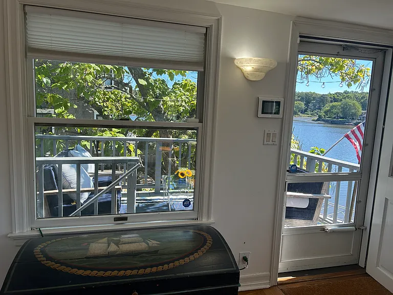 Family room opens to outside deck.