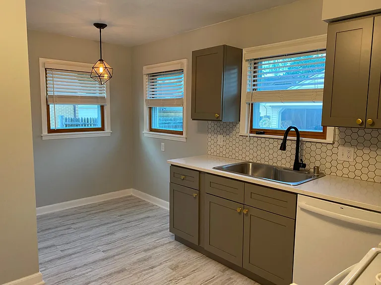 view of kitchen from dining room