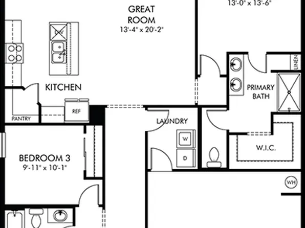Bluebell Plan, The Reserve at Van Oaks