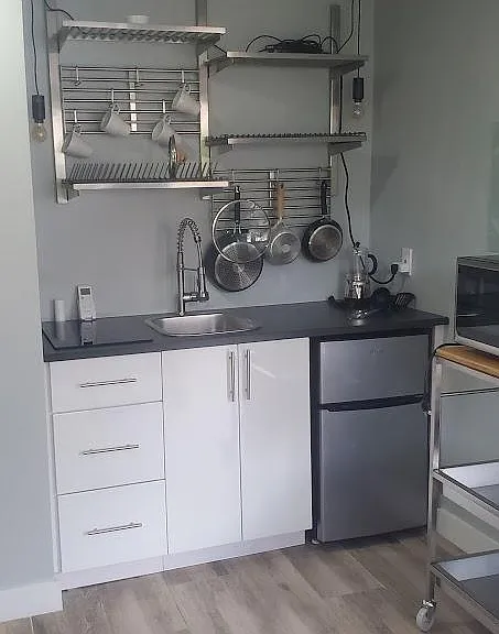 Small kitchen with utencils