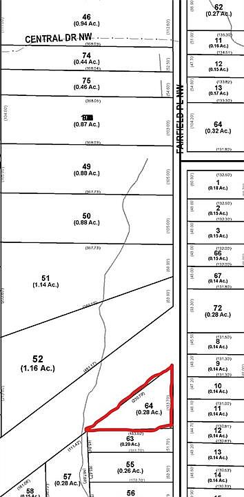 2nd image of 94 Fairfield Pl NW Lot 0