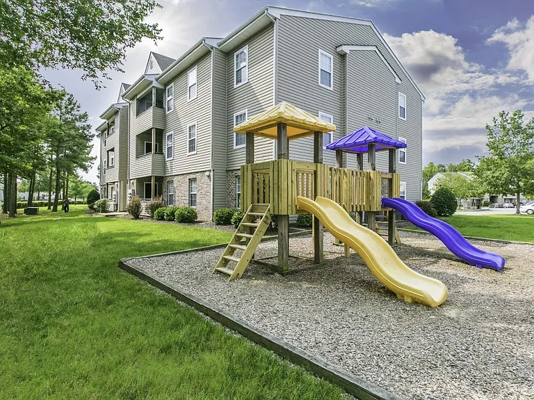 Nicely shaded playground area