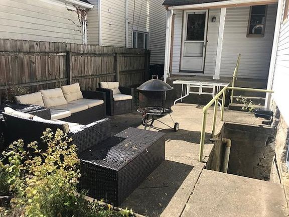 Back Patio with back door.