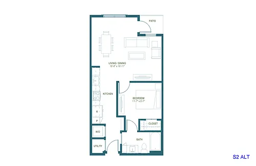 Floor plan S2 Alt | Studio