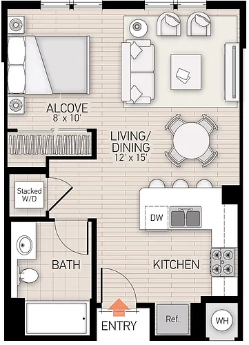 Floor plan River View III - Plan A