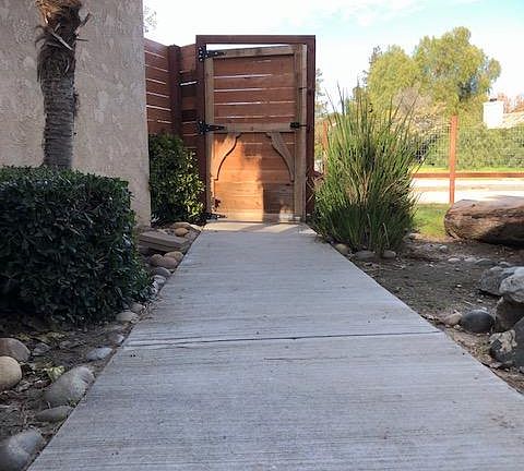 front wood gate