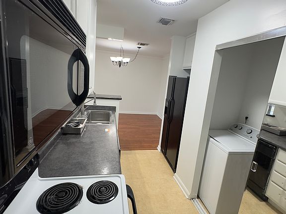 Kitchen and laundry room
