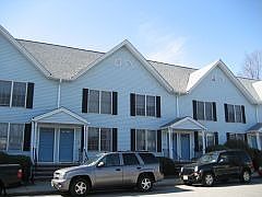 Front elevation on Oak Street