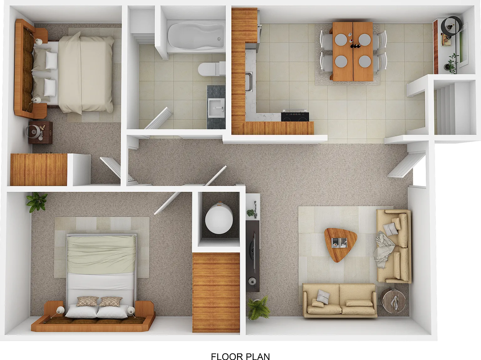 2 bed, 900 sqft, $975 — Photo 3