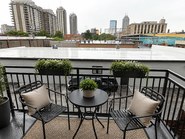 Private balcony