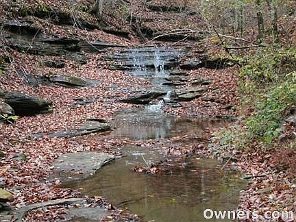 Waterfall on property