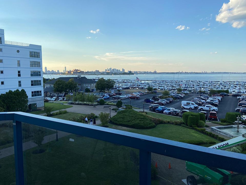 View of Boston from balcony