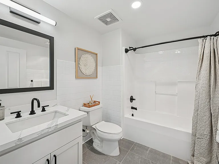 Modern bathrooms with a sleek finishes
