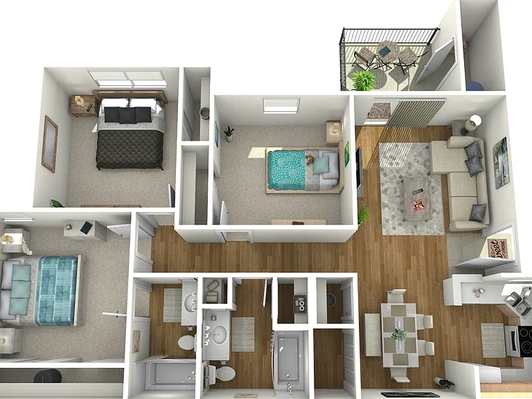 3 Bedroom Floor Plan 3 Bedroom Floor Plan