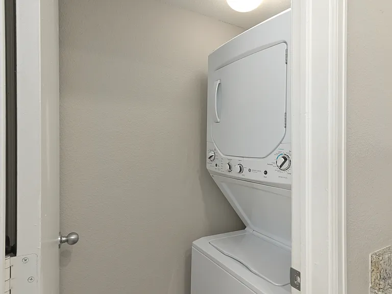 Convenience meets comfort with in-unit laundry.