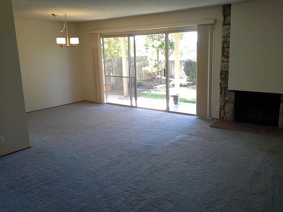 Living room and dining room