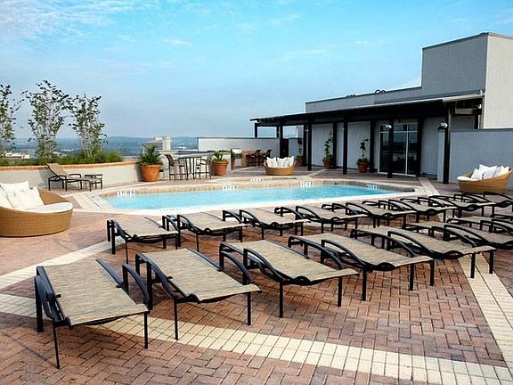 A rooftop pool in Austin is a must